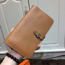 Portfel Hermes Dogon Togo Leather H001 Brown