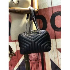 Torebka YSL na łańcuszku 27 cm, czarna