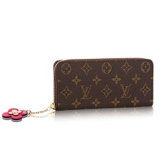 Portfel Louis Vuitton Clemence M64201 z płótna z monogramem