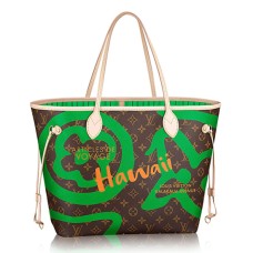 Louis Vuitton Neverfull MM M44198 Płótno z monogramem