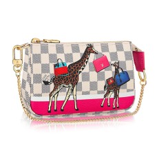 Akcesoria do minipochette Louis Vuitton N62200 Damier Azur Canvas