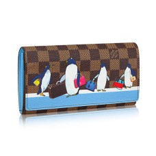 Portfel Louis Vuitton Sarah N64426 Damier Ebene Canvas