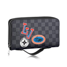 Portfel Louis Vuitton Zippy XL N64441 Damier Graphite Canvas