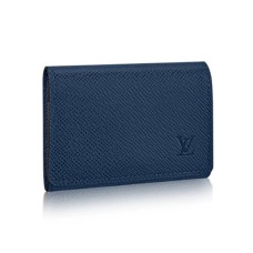 Koperta na wizytówki Louis Vuitton M64022 ze skóry Taiga