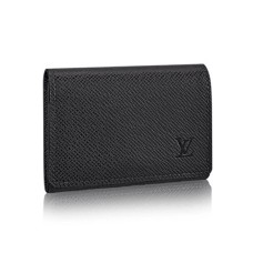 Koperta na wizytówki Louis Vuitton M64021 ze skóry Taiga