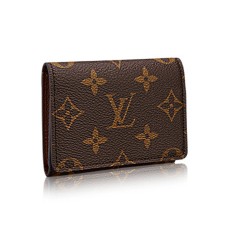 Koperta na wizytówki Louis Vuitton M63801 z płótna z monogramem
