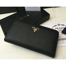Portfel Prada Zipper 1M0506 Czarny