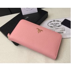 Portfel Prada Zipper 1M0506 Różowy