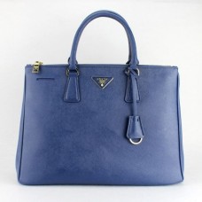 Torba typu tote Prada 1786 z niebieskim krzyżem