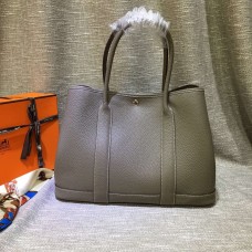 Torebka Hermes Garden Party duża 36 cm szara