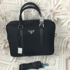 Torba męska z płótna Prada 0871, czarna
