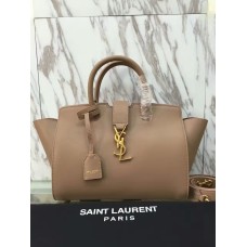 Torba YSL Downtown Cabas 30 cm morelowa