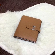 Hermes Portfel składany H006 jasnokawowy