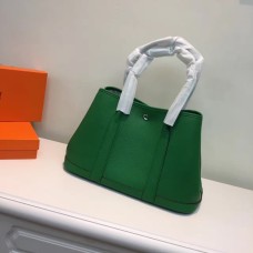 Torebka Hermes Garden Party mała 31 cm zielona