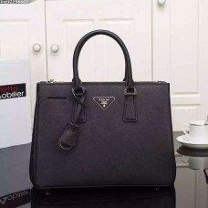 Torebka Prada Galleria 2274 ze skóry saffiano 33 cm, czarna