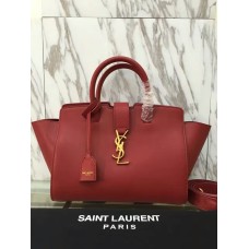 Torba YSL Downtown Cabas 30 cm czerwona