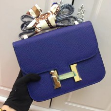 Torebka Hermes Constance 23 cm, skóra Epsom, kolor Electric Blue Gold