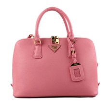 Torba typu tote Prada 0812 z różowym wzorem krzyża