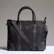 Torba męska z płótna Prada 0012, czarna