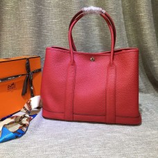 Torebka Hermes Garden Party duża 36 cm czerwona