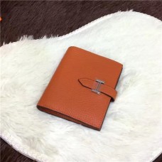 Portfel Hermes Bi-Fold H006 pomarańczowy