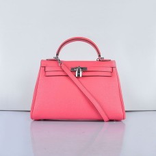 Torebka Hermes Kelly 32 cm Togo Leather 6108 Lip Pink Silver