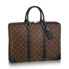 Louis Vuitton M40225 Porte-Documents Voyage Teczka Monogram Macassar Canvas