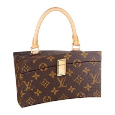 Torba typu tote Louis Vuitton M40275 Twisted Box By Rei Frank Gehry z monogramem z płótna