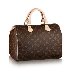 Torba typu tote Louis Vuitton M41108 Speedy 30 z monogramem z płótna
