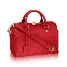 Louis Vuitton M41187 Speedy 25 Torba materiałowa Monogram Empreinte Leather