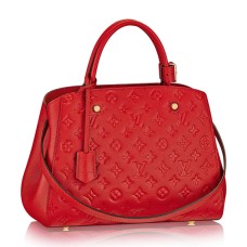 Louis Vuitton M41194 Montaigne MM Torba materiałowa Monogram Empreinte Leather