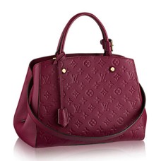 Louis Vuitton M41196 Montaigne MM Torba materiałowa Monogram Empreinte Leather