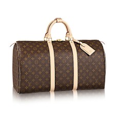Torba podróżna Louis Vuitton M41426 Keepall 50 z monogramem z płótna