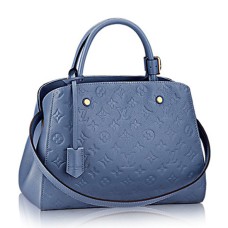 Louis Vuitton M41757 Montaigne MM Torba materiałowa Monogram Empreinte Leather