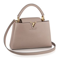 Louis Vuitton M42253 Capucines PM Torba materiałowa Taurillon Skóra