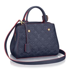 Louis Vuitton M42747 Montaigne BB Torba materiałowa Monogram Empreinte Leather