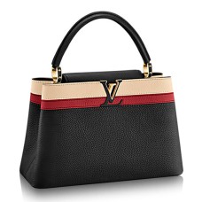 Louis Vuitton M42924 Capucines MM Torba materiałowa Skóra Taurillon