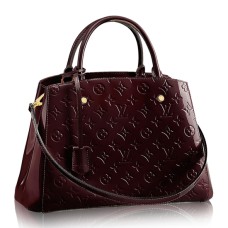Torba na ramię Louis Vuitton M50400 Montaigne MM Monogram Vernis