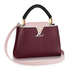Louis Vuitton M51082 Capucines PM Torba materiałowa Taurillon Skóra