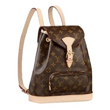 Louis Vuitton M51136 Montsouris MM Plecak z monogramem na płótnie