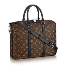 Louis Vuitton M52005 Porte-Documents Voyage PM Teczka Monogram Macassar Canvas