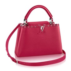 Torba materiałowa Louis Vuitton M54419 Capucines BB Skóra Taurillon