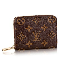 Portmonetka Louis Vuitton M60067 Zippy z monogramem z płótna