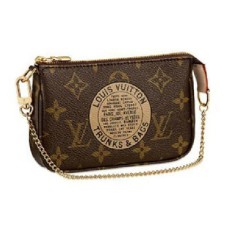 Louis Vuitton M60153 Mini torebka na akcesoria, płócienne, monogramy
