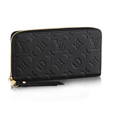 Louis Vuitton M60571 Zapinany na zamek portfel z Monogramem Empreinte Leather