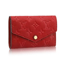 Louis Vuitton M60735 Kompaktowy portfel Curieuse Monogram Empreinte Leather