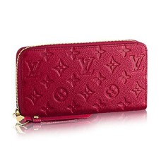 Louis Vuitton M60942 Zapinany na zamek portfel z Monogramem Empreinte Leather