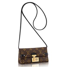 Louis Vuitton M61502 Portfel z trójkątnym łańcuszkiem i monogramem z płótna