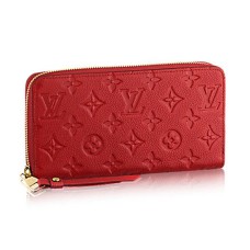 Louis Vuitton M61865 Zapinany na zamek portfel z Monogramem Empreinte Leather