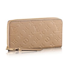 Louis Vuitton M61866 Zapinany na zamek portfel z Monogramem Empreinte Leather